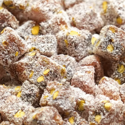 Antep Fıstıklı Çifte Kavrulmuş Lokum 350g