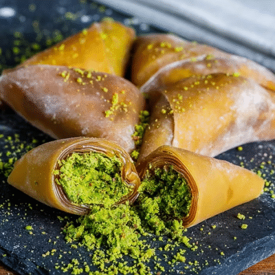 Antep Fıstıklı Muska Lokum 400g